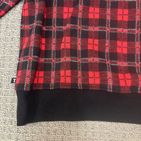 Ted Baker Knit Pullover 6 Tartan Plaid Polo Rugby Elbow Patch Collared Jumper - Picture 9 of 12